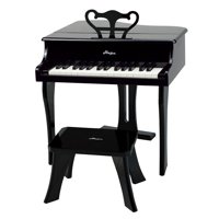 Hape Toys Early Melodies Black Wooden Happy Grand Piano for Toddlers & Children