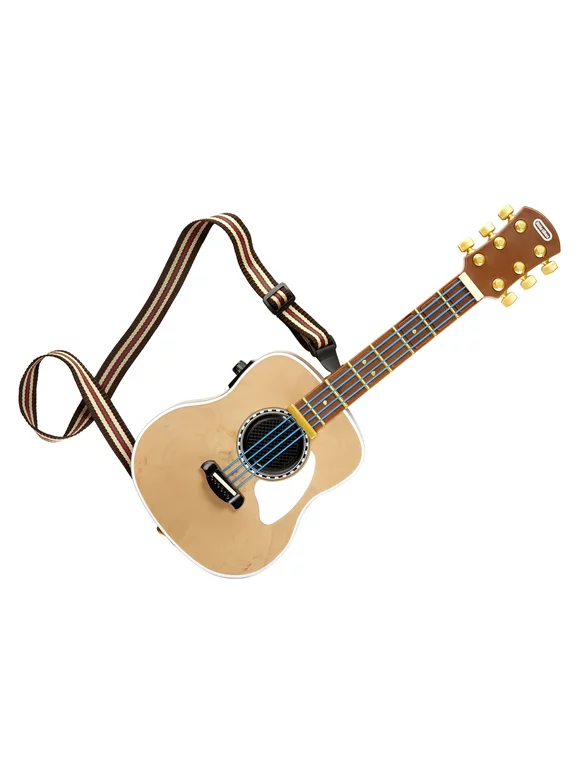 My Real Jam Acoustic Guitar, Toy Guitar with Case and Strap, 4 Play Modes, and Bluetooth Connectivity - For Kids Ages 3+