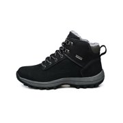 Men's Winter Warm Snow Boots Faux Fur Lined Lace Up Work Hiking Trainer Shoes