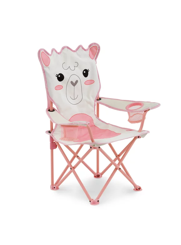 Firefly! Outdoor Gear Izzie the Llama Kid's Camping Chair - Pink/White Color