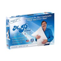 MyPillow Classic Series Foam Queen Sized Bed Deep Sleep Pillow, Green Firm Fill