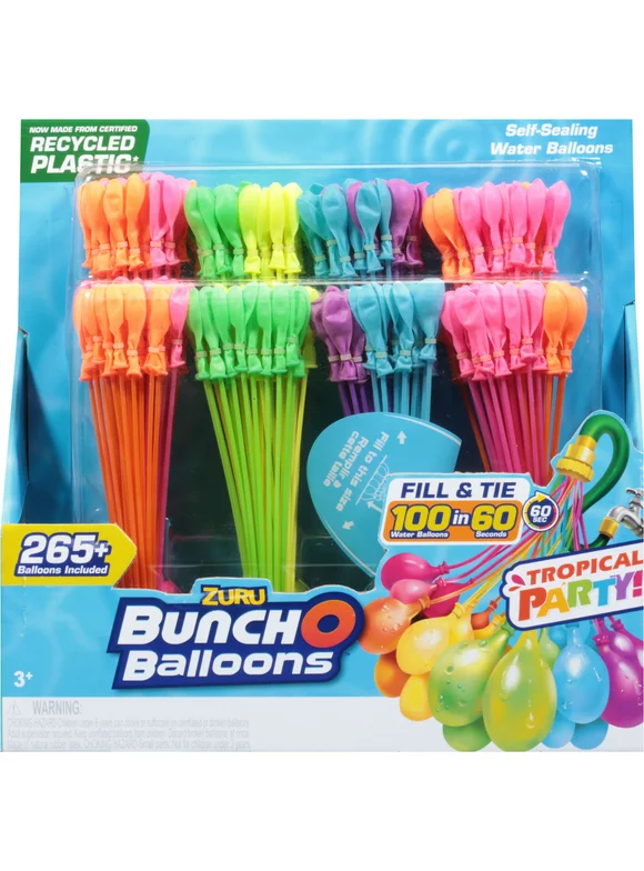 Bunch O Balloons Bob Tropical Party 8pk