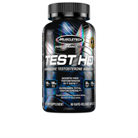 Test HD Hardcore Testosterone Booster for Men, Dual-Action Muscle Building and Thermogenic Formula, 90 Capsules