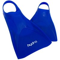 Hydro Swimming Training Fins - Soft Silicone Snorkeling Diving and Pool Fins (Blue)