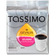 Gevalia 15% Kona Blend Coffee, Bold Roast, T-Discs for Tassimo Brewing Systems, 16 Count