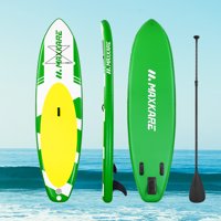 MaxKare Inflatable Paddle Board Stand Up Paddle Board SUP with Premium Stand-up Paddle Board Accessories&Non-Slip Deck Backpack Leash Pump for Adult & Youth