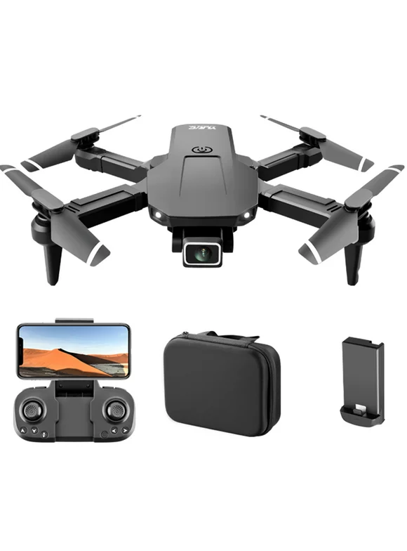 Eccomum S68 Rc Drone with Camera 4K Wi-Fi Fpv Drone, Mini Folding Quadcopter Toy for Kids with Gravity Sensor Control Headless Mode Gesture Photo Video Function (Supports 2.4G Wi-Fi)
