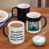 Personalized Any Message and Photo Color Changing Coffee Mug