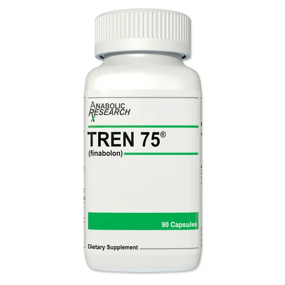 Anabolic Research Tren 75 - Supplement for Muscle Hardening and Power - 90 Capsules