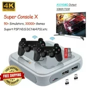 Super Console x Mini Video Game Console Home TV Output HDMI Game Console 4000+ Game, 128 GB