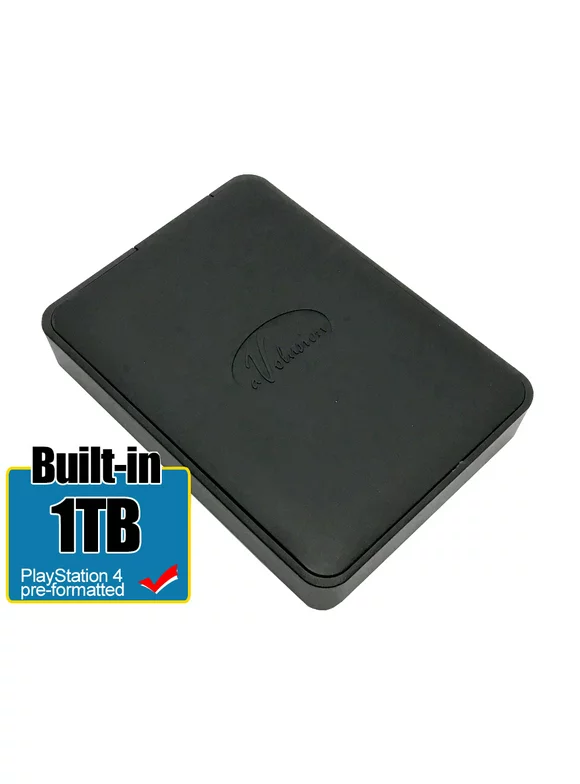 Avolusion 1TB USB 3.0 Portable PS4 External Hard Drive (PS4 Pre-Formatted) HD250U3-X1-1TB-PS