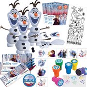 Frozen 2 Birthday Party Favors and Goodie Bag Fillers For 12 Guests With Make an Olaf Craft Kit, Frozen Stampers, Frozen 2 MINI Activity Packs, Crayons, Tattoos and Believe Pin by Another Dream