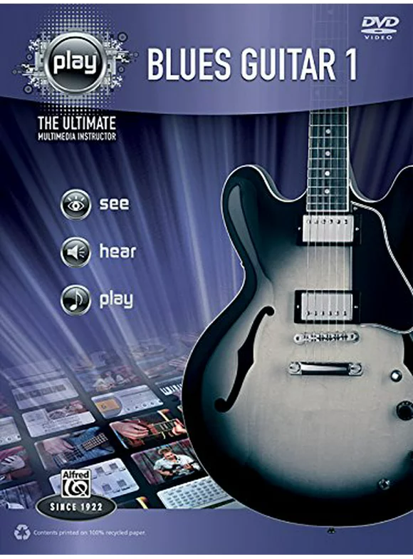Alfred's PLAY Blues Guitar 1: The Ultimate Multimedia Instructor, Book  DVD