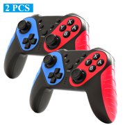 2-Pack Switch Wireless Controller Pro Gaming Controller Joypad Gamepad Remote for Nintendo Switch, Nintendo Switch lite and PC Gaming Controller, Wireless Switch Controller with Dual Shock