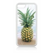 Tropical Pineapple on the Ocean Beach White Rubber Case for the Apple iPhone 6 Plus / iPhone 6s Plus - Apple iPhone 6 Plus Accessories -iPhone 6s Plus Accessories