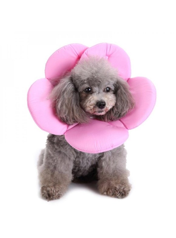 Pet Flower Elizabethan Recovery Collar For Dog Cat Soft Cone Anti-bite E-Collar