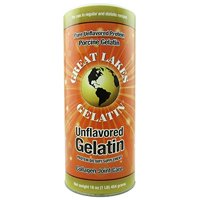 Great Lakes Unflavored Gelatin, Regular, 16 Ounce Can