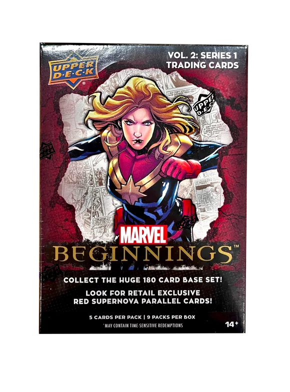 Upper Deck Trading Card Games Marvel Beginnings Volume 1 Value Box