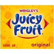 JUICY FRUIT Original Bubble Gum, Single Pack