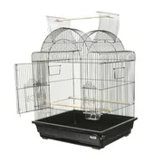 A and E Cage Co. Victorian Open Top Bird Cage-Pure White