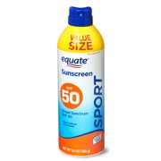 Equate Sport Broad Spectrum Sunscreen Value Size, SPF 50, 9.1 oz