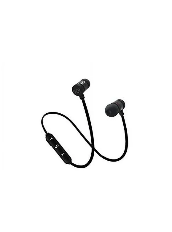 IJOY Bluetooth Wireless Sport Earbuds Secure Headphones, Bluetooth 5.0, Mic, SweatProof, Noise Cancelling Earphones, Mic for Workout, Gym, Running