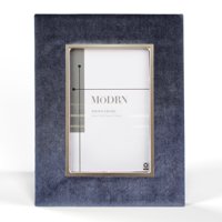 MoDRN 5x7 Glam Velvet Tabletop Frame, Multiple Colors