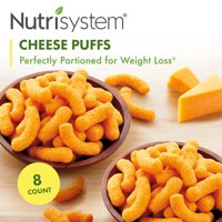 Nutrisystem Cheese Puffs (8 ct Pack) - Delicious, Diet Friendly Snacks Perfectly Portioned For Weight Loss