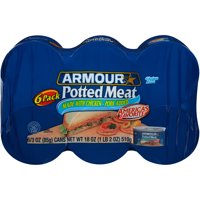 Amour Star Potted Meat, Canned Meat, 3 OZ (Pack of 6)