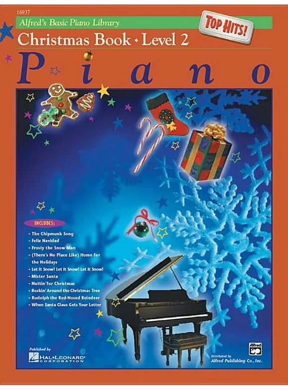 Alfred's Basic Piano Library: Alfred's Basic Piano Library Top Hits! Christmas, Bk 2 (Paperback)
