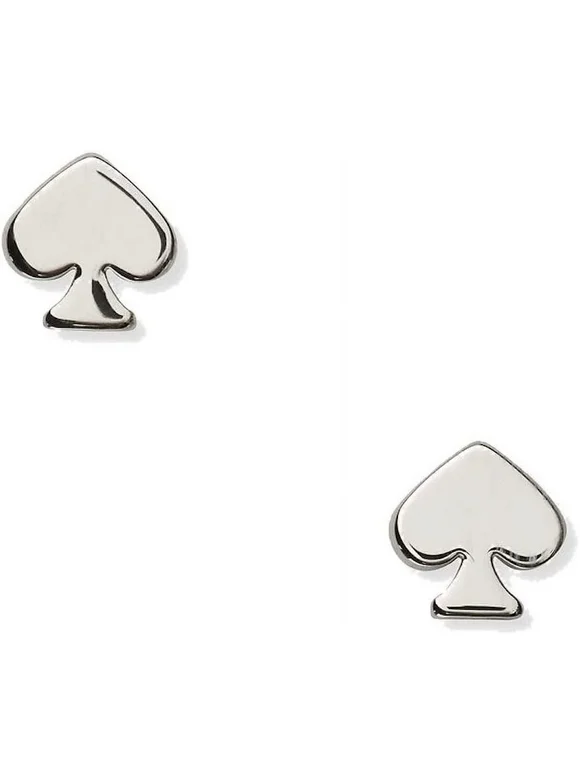 Kate Spade New York Earrings Signature Spade Mini Studs Silver