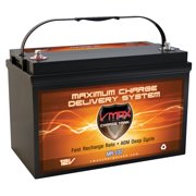 VMAX MR137-120 AGM 120Ah Group 31 12V Marine Deep Cycle Battery for Chaparral power boats