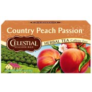 (3 Boxes) Celestial Seasonings Herbal Tea, Country Peach Passion, 20 Count