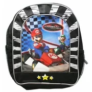 Mario Kart DS Black/Gray Kids Mini Backpack (10in)