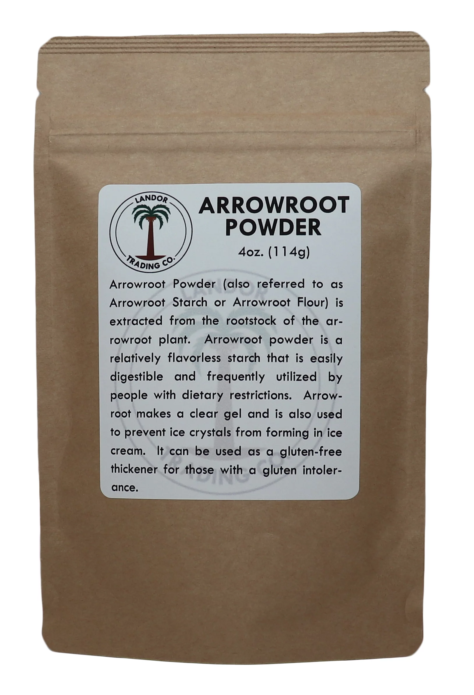 Arrowroot Powder 4 Ounces (1/4 Pound)