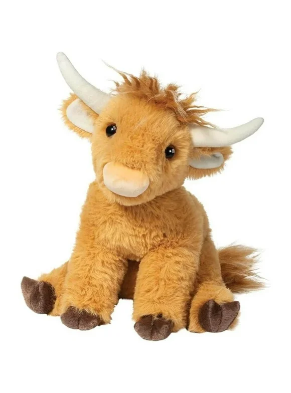 Douglas Cuddle Toys Scottie Highland Cow Mini Soft Plush Stuffed Animal, 6"