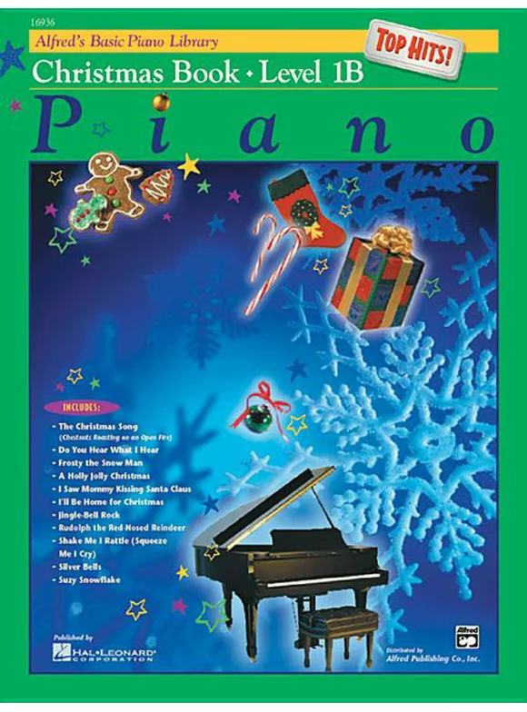 Alfred's Basic Piano Library: Alfred's Basic Piano Library Top Hits! Christmas, Bk 1b (Paperback)