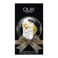 Olay Holiday Gift Set: Ultra Moisture Body Wash with Shea Butter 12.3 fl oz & Rinse-off Body Conditioner with Shea Butter 8.0 fl oz