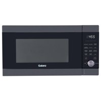 Galanz ExpressWave 1.4 Cu.Ft Sensor Cooking Microwave Oven,Black Stainless Steel
