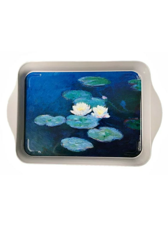Tray - "Nympheas" by Claude Monet, 8 1/4" x 5 1/2", Tin, French, Fun, Functional