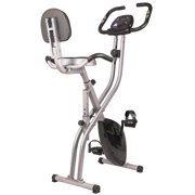 BalanceFrom X1 Folding Magnetic Upright Exercise Bike with Pulse Sensors and LCD Display