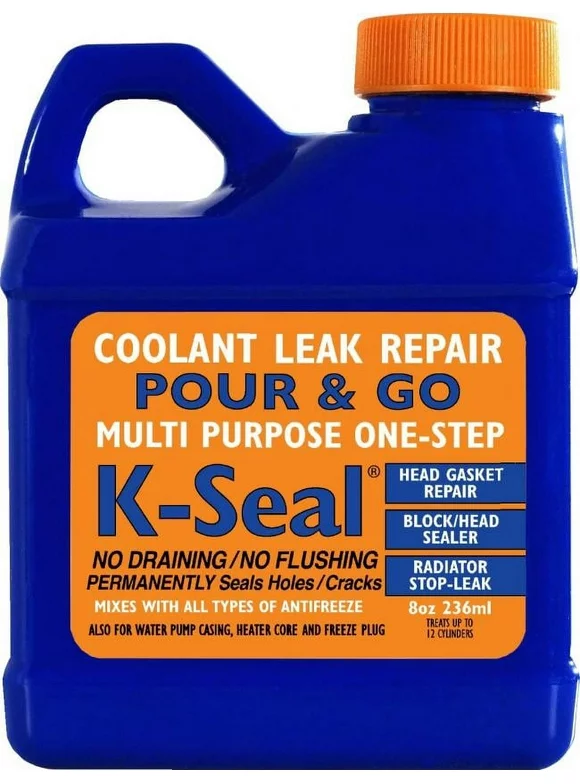K-Seal Multi-Purpose Permanent Coolant Leak Sealer, 8oz Bottle