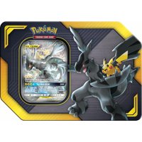 POKEMON 2019 TAG TEAM METAL TIN-SUN AND MOON SERIES- PIKACHU AND ZEKROM GX |INCLUDES 4 BOOSTER PACKS AND 1 METAL TAG