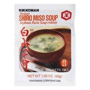 (3 Pack) Kikkoman Instant Shiro Miso Soybean Paste White Soup, 1.05 oz