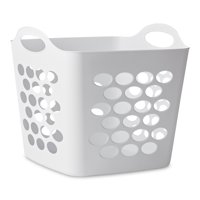 Mainstays Flexible Square Laundry Basket, 15" x 15"