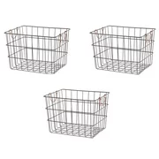 Better Homes & Gardens Large Rectangle Wire Orb Baskets, Set of 3