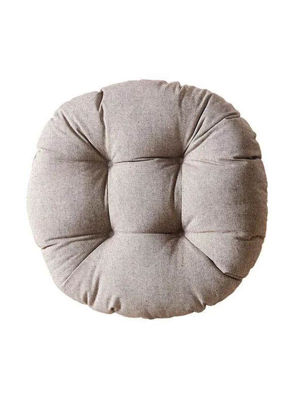 Keimprove Round Chair Cushions 18.9x18.9 Inch Indoor/Outdoor Floor Pillows Cushions Circle Futon Cushion Tatami Seat Pad Soft Thick Cotton Chair Pads for Patio Living Room Sofa Balcony