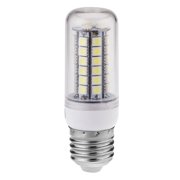 Suzicca Transprent Cover LED Corn Light Bulb Lamp E27 48 5050 5W White