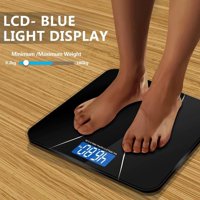 High Precision Digital Body Weight Bathroom Scale with Ultra Wide Platform and Easy-to-Read Backlit LCD,400 Pounds