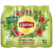 Lipton Green Tea Watermelon, 16.9 oz Bottles, 12 count